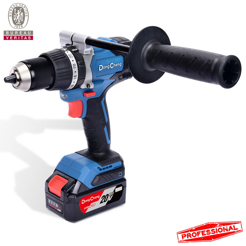 Taladro Percutor 13mm Inalámbrico Profesional DCJZ03-13FK | 120Nm + 2 Baterías 5.0Ah