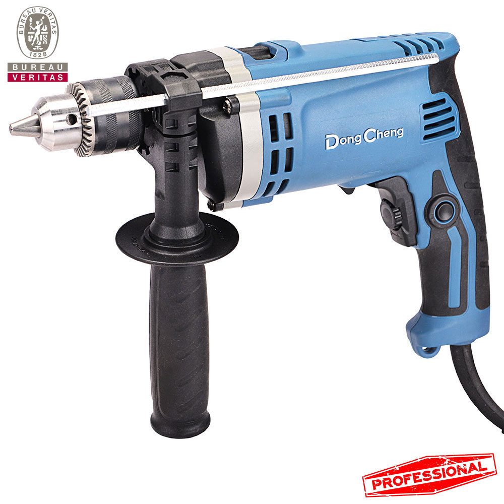 Taladro Percutor Eléctrico Profesional DZJ16 | 710w 3000rpm 45000ipm